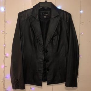 East Fifth Black Leather Jacket